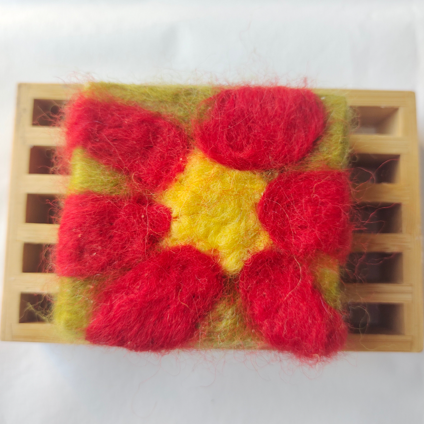 Flower Felted Soap